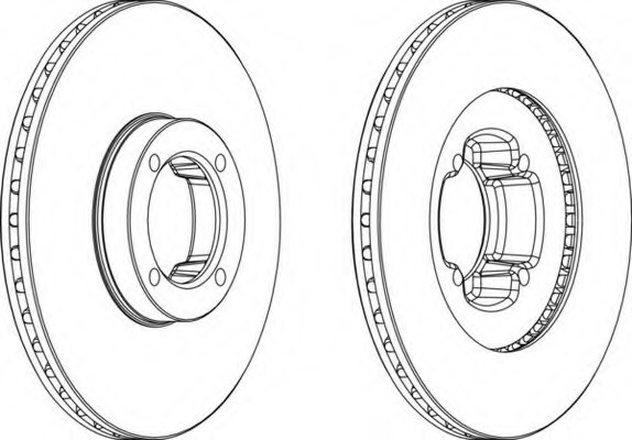 FERODO DDF610 Brake Disc